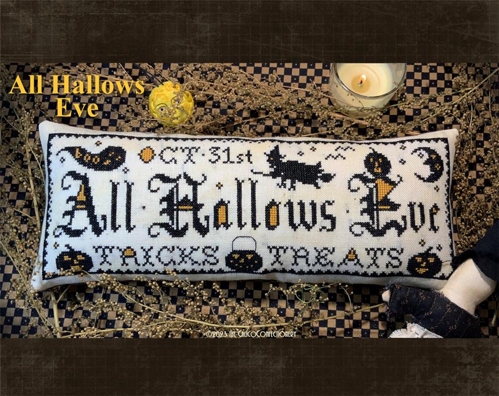 All Hallows Eve - Calico Confectionery - Cross Stitch Pattern, Needlecraft Patterns, Needlecraft Patterns, The Crafty Grimalkin - A Cross Stitch Store