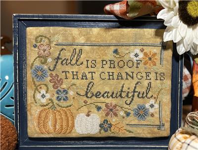 Change is Beautiful by Erin Elizabeth Designs - Cross Stitch Pattern