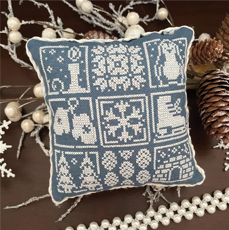 Winter Pillow - Flossabilities - Cross Stitch Design