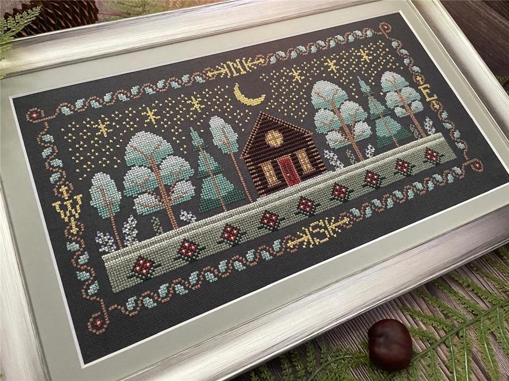 Cabin in the Woods - Flossabilities - Cross Stitch Design