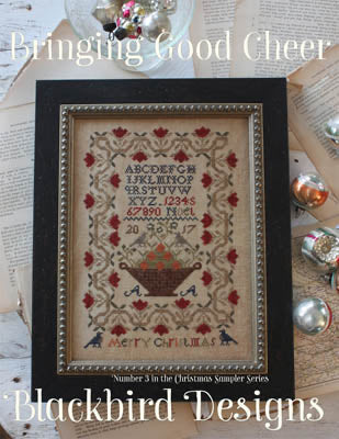 Bringing Good Cheer - Blackbird Designs - Cross Stitch Pattern, Needlecraft Patterns, Needlecraft Patterns, The Crafty Grimalkin - A Cross Stitch Store