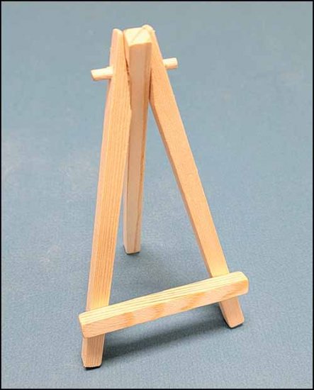 6" Unpainted Wood Easels