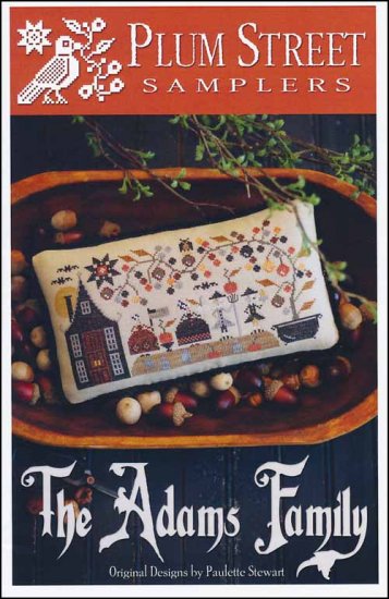 Adams Family - Plum Street Samplers - Cross Stitch Pattern, Needlecraft Patterns, Needlecraft Patterns, The Crafty Grimalkin - A Cross Stitch Store