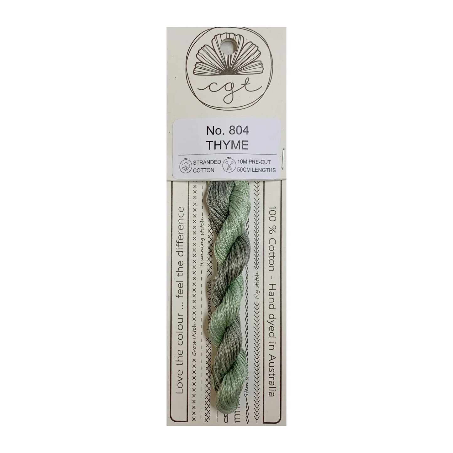 Thyme No. 804 - Cottage Garden Threads, Thread & Floss, The Crafty Grimalkin - A Cross Stitch Store