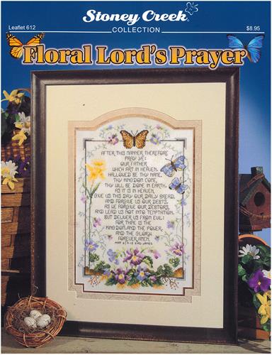 Floral Lord's Prayer  - Stoney Creek - Cross Stitch Pattern