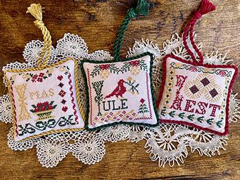 Vintage Christmas Alphabet 11 - Jan Hicks Creates - Cross Stitch Pattern