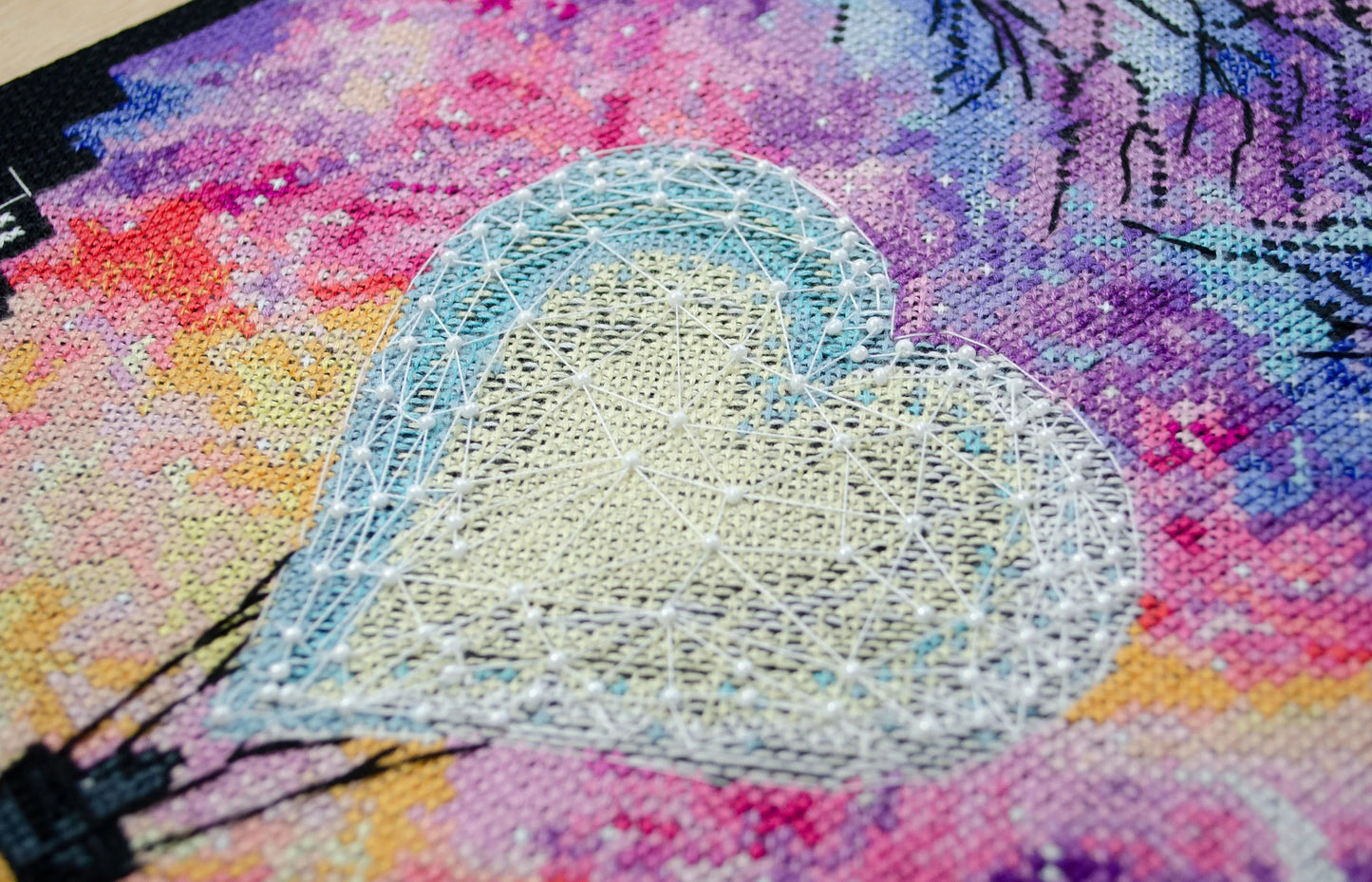 Cross-stitch kit Love in heaven AH-174, Needlecraft Kits, The Crafty Grimalkin - A Cross Stitch Store