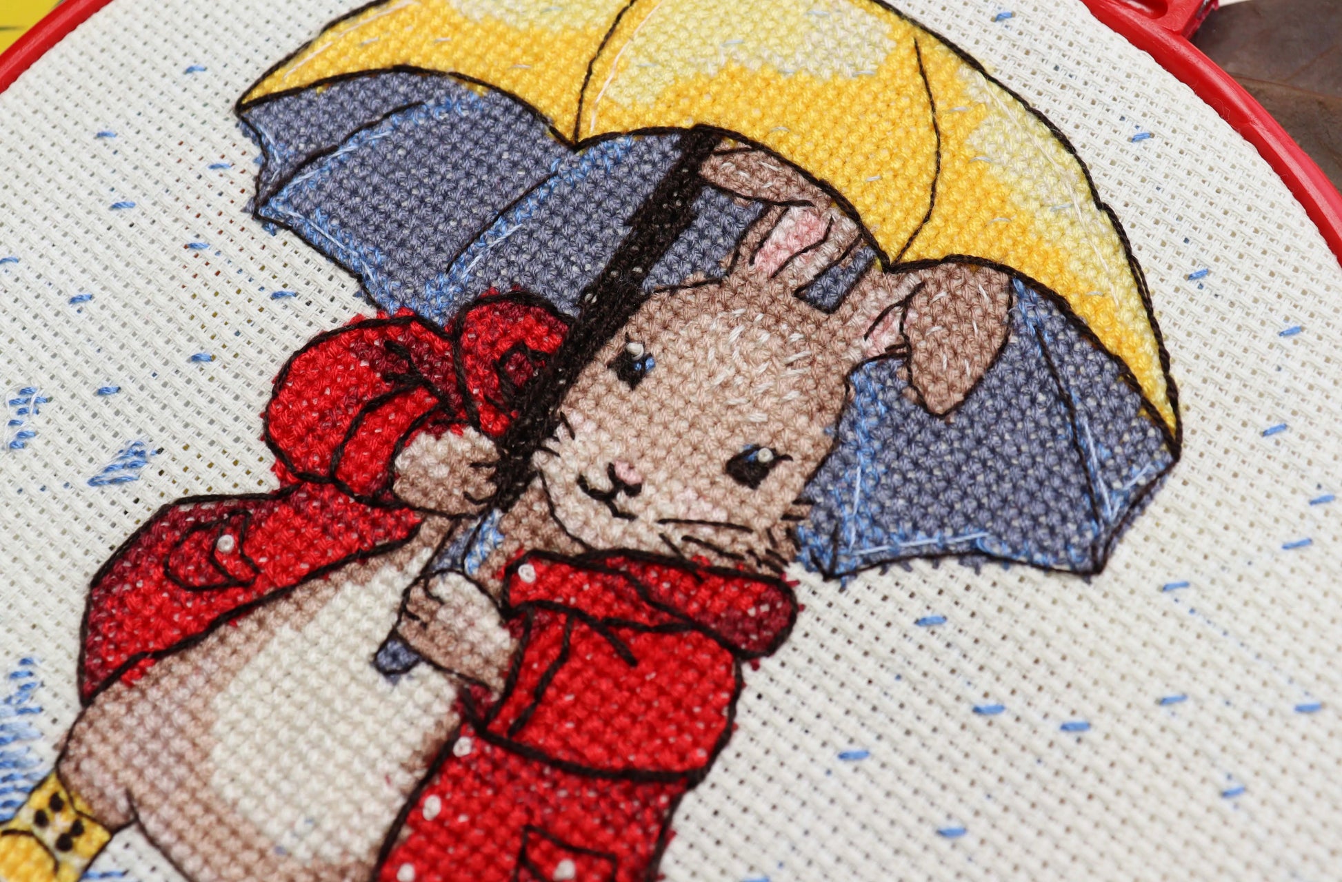 Cross-stitch kit Little bunny AHM-075, Needlecraft Kits, The Crafty Grimalkin - A Cross Stitch Store