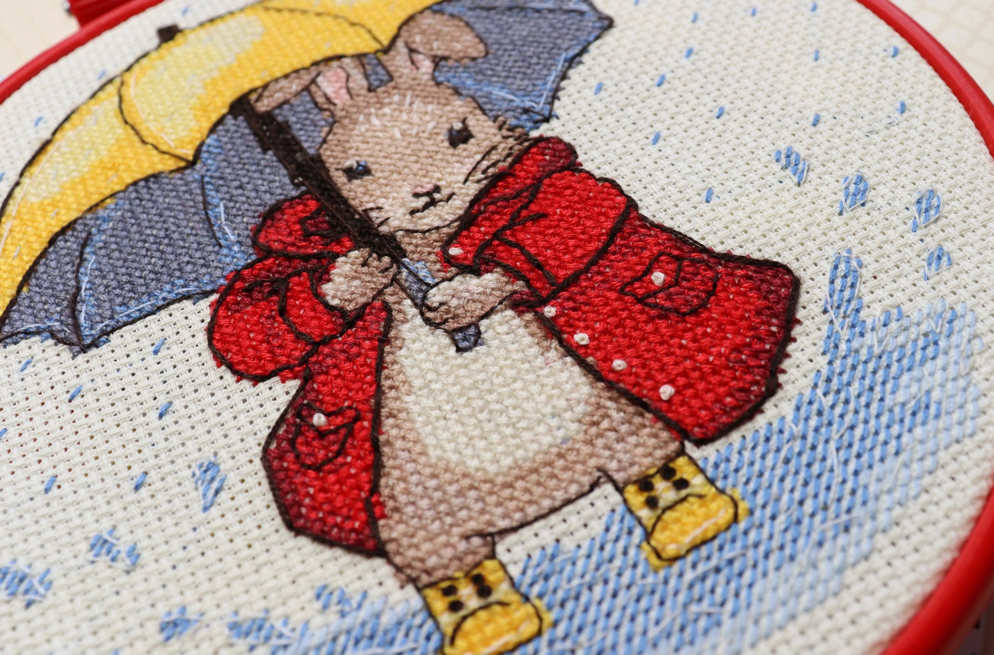 Cross-stitch kit Little bunny AHM-075, Needlecraft Kits, The Crafty Grimalkin - A Cross Stitch Store