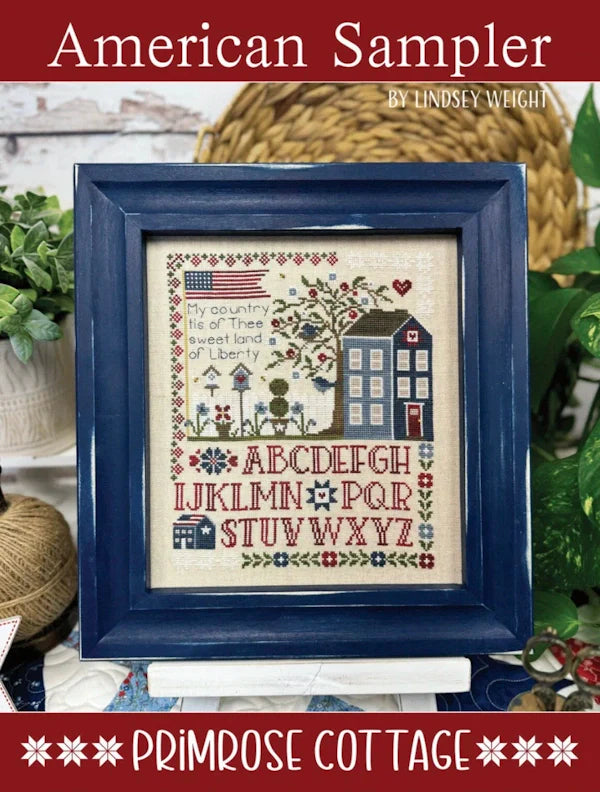 American Sampler - Primrose Cottage Stitches - Cross Stitch Pattern, Needlecraft Patterns, Needlecraft Patterns, The Crafty Grimalkin - A Cross Stitch Store