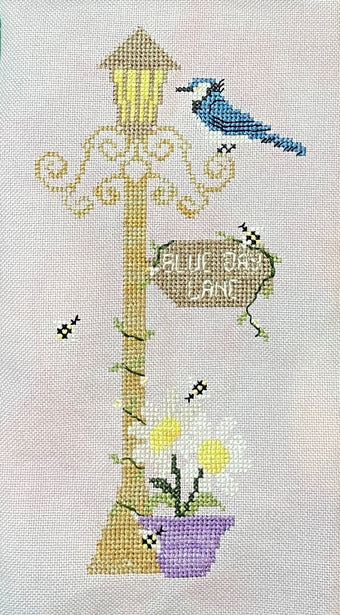 Blue Jay Lane - Barefoot Needleart - Cross Stitch Pattern, Needlecraft Patterns, The Crafty Grimalkin - A Cross Stitch Store