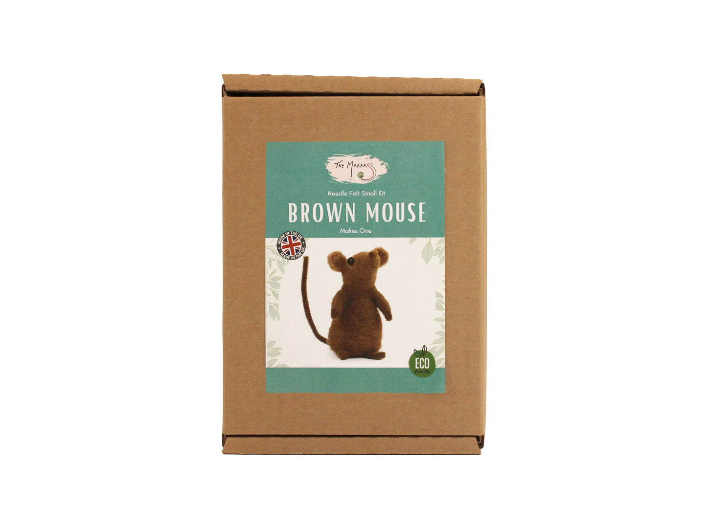 Felting Kit - Brown Mouse Needle Felt Kit, Needlecraft Kits, Needlecraft Kits, The Crafty Grimalkin - A Cross Stitch Store