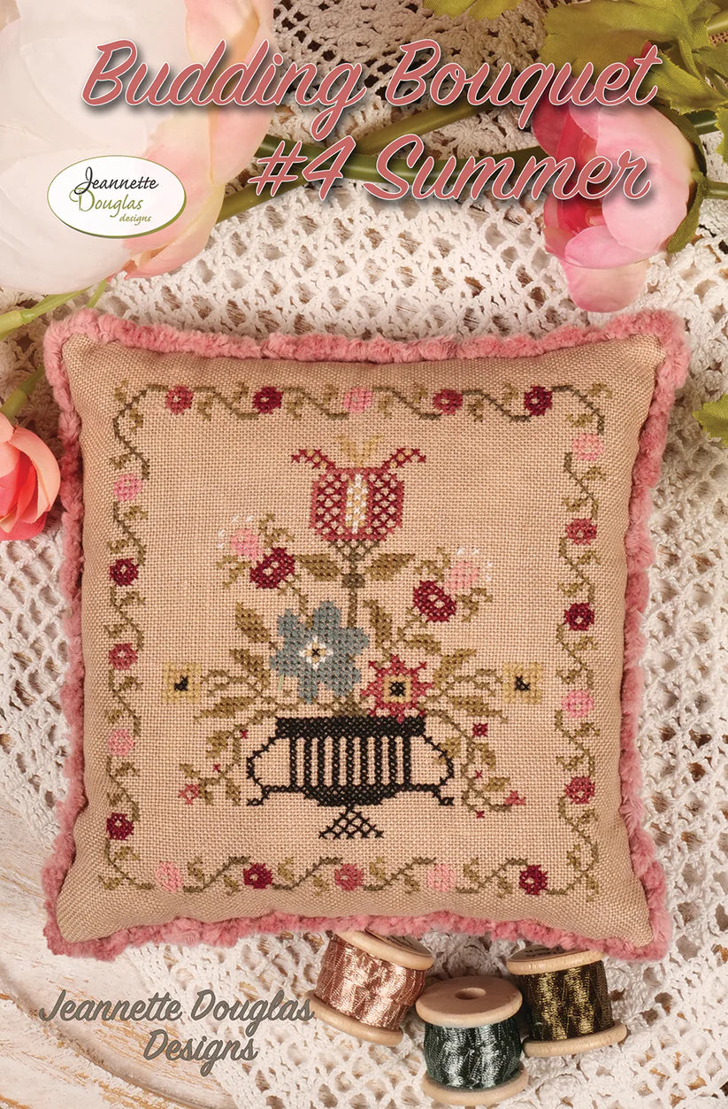 Budding Bouquet #4 Summer - Jeannette Douglas - Cross Stitch Pattern