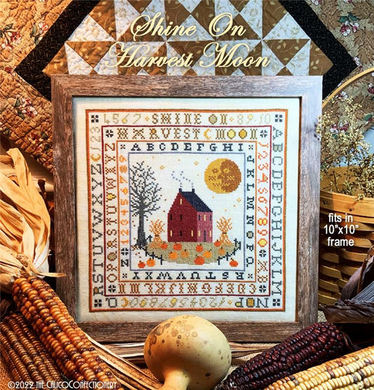 Shine on Harvest Moon - Calico Confectionery - Cross Stitch Pattern, Needlecraft Patterns, Needlecraft Patterns, The Crafty Grimalkin - A Cross Stitch Store