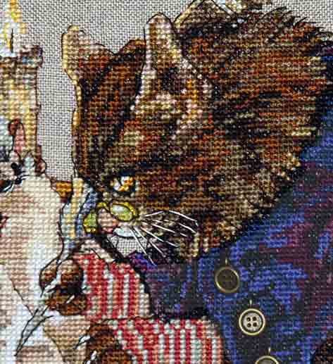 Catligrapher 103-P001 K Counted Cross Stitch Kit, Needlecraft Kits, Needlecraft Kits, The Crafty Grimalkin - A Cross Stitch Store