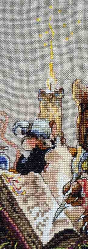 Catligrapher 103-P001 K Counted Cross Stitch Kit, Needlecraft Kits, Needlecraft Kits, The Crafty Grimalkin - A Cross Stitch Store