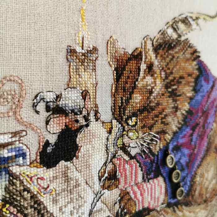 Catligrapher 103-P001 K Counted Cross Stitch Kit, Needlecraft Kits, Needlecraft Kits, The Crafty Grimalkin - A Cross Stitch Store