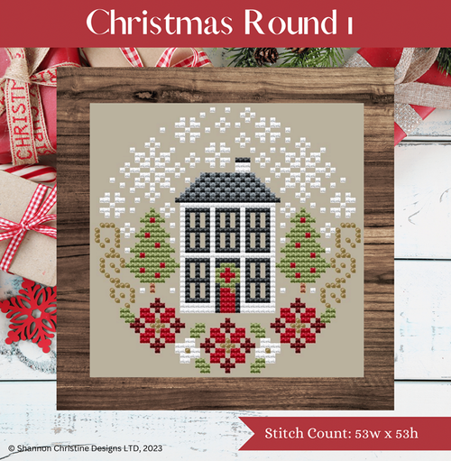 Christmas Round 1 - Shannon Christine Designs - Cross Stitch Pattern