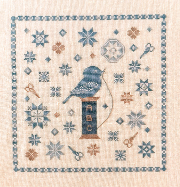 PREORDER Blue Bird - Couleur D Etoile - Cross Stitch Pattern