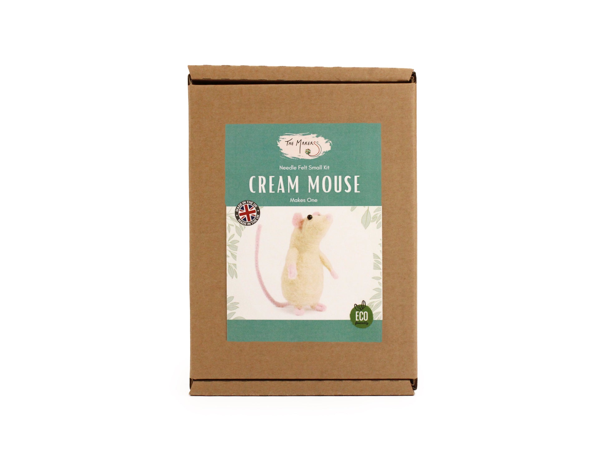 Felting Kit - Cream Mouse Needle Felt Kit, Needlecraft Kits, Needlecraft Kits, The Crafty Grimalkin - A Cross Stitch Store