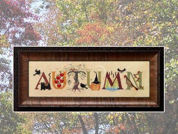 Autumn - Cross Eyed Cricket - Cross Stitch Pattern, Needlecraft Patterns, Needlecraft Patterns, The Crafty Grimalkin - A Cross Stitch Store