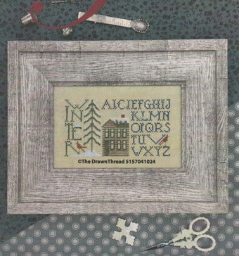 Simply Winter- The Drawn Thread - Cross Stitch Pattern, Needlecraft Patterns, Needlecraft Patterns, The Crafty Grimalkin - A Cross Stitch Store