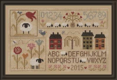 Histoires de Moutons 1 - Jardin Prive - Cross Stitch Pattern