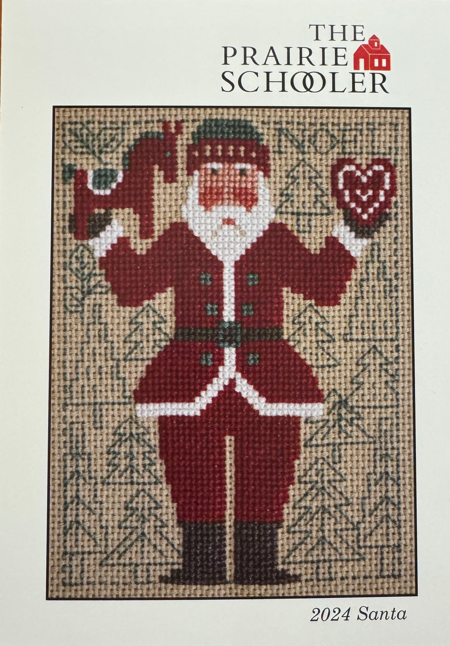 2023 Santa - Snowy Night - The Prairie Schooler - Cross Stitch Pattern ...