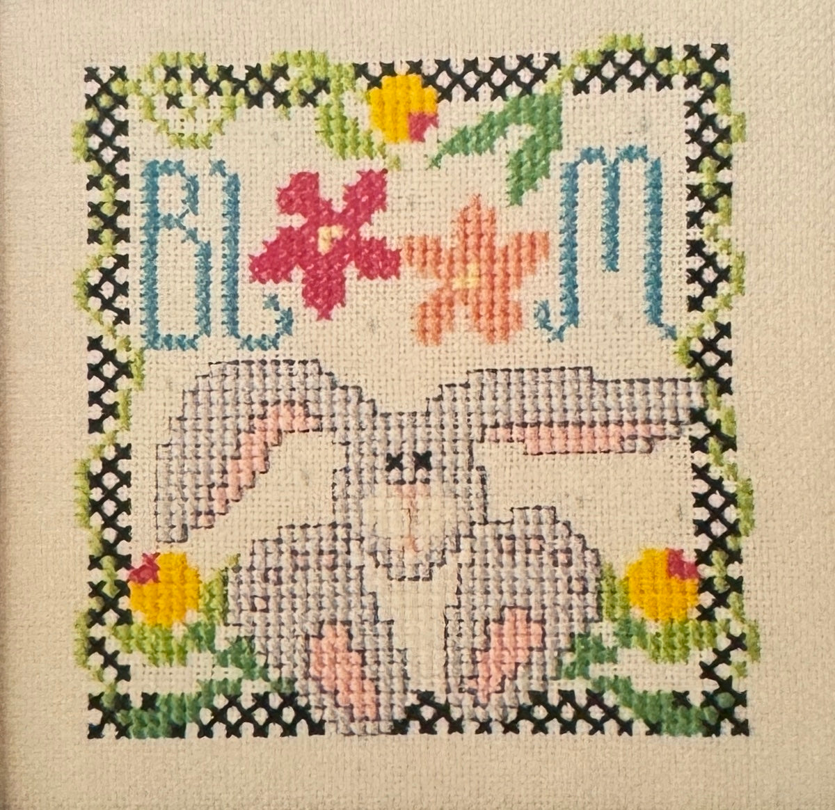 Bloom - Vals Stuff - Cross Stitch Pattern, Needlecraft Patterns, The Crafty Grimalkin - A Cross Stitch Store