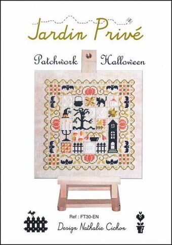 Patchwork Halloween - Jardin Prive - Cross Stitch Pattern, Needlecraft Patterns, Needlecraft Patterns, The Crafty Grimalkin - A Cross Stitch Store