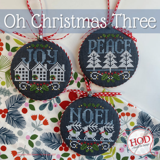 Oh Christmas Three - Hands on Design - Cross Stitch Pattern, Needlecraft Patterns, Needlecraft Patterns, The Crafty Grimalkin - A Cross Stitch Store