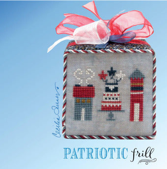 Patriotic Frill - Heart In Hand Needleart - Cross Stitch Pattern