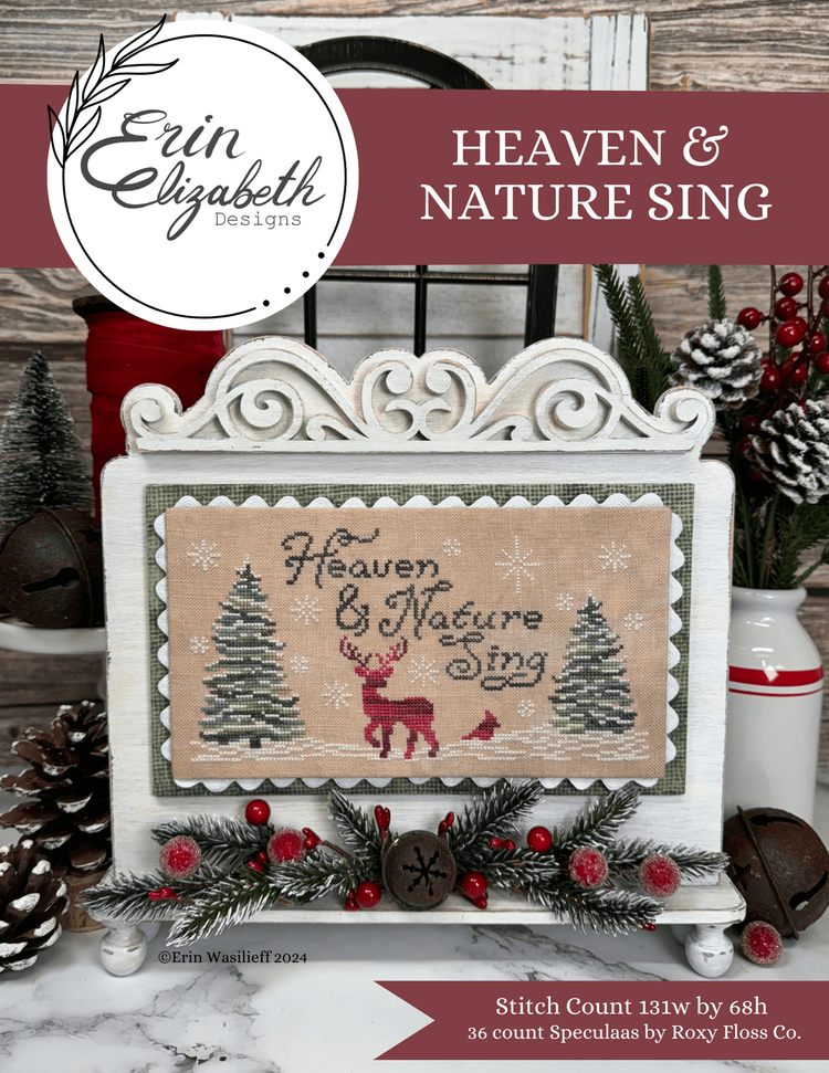 Heaven and Nature Sing by Erin Elizabeth Designs - Cross Stitch Pattern