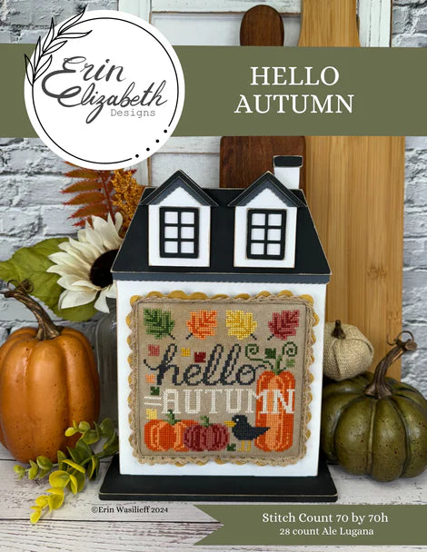 Hello Autumn - Erin Elizabeth Designs - Cross Stitch Pattern