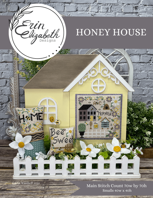 Honey House by Erin Elizabeth Designs - Cross Stitch Pattern