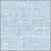 32 Count Zweigart Belfast Linen - Blue / White Mini Dots - Cross Stitch Fabric, Fabric, Fabric, The Crafty Grimalkin - A Cross Stitch Store