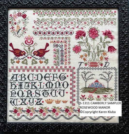 Camberly Sampler - Rosewood Manor - Cross Stitch Pattern