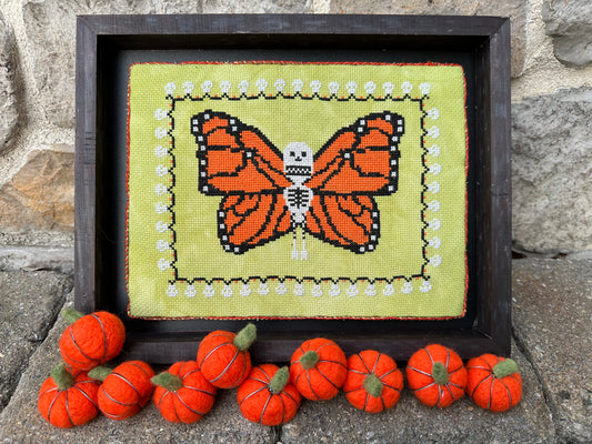 Day of the Dead Butterfly - Rebel Stitcher - Cross Stitch Pattern