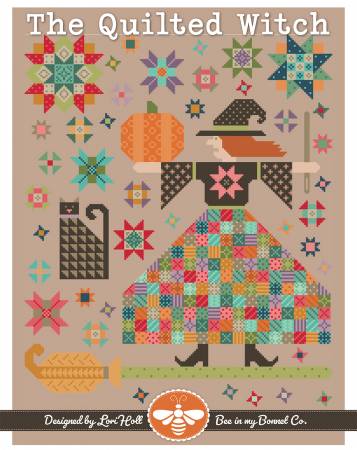 Quilted Witch - It's Sew Emma - Cross Stitch Pattern, Hand-Sewing Needles, Needlecraft Patterns, The Crafty Grimalkin - A Cross Stitch Store