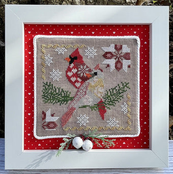 Love Birds of Color #3- Jan Hicks Creates - Cross Stitch Pattern