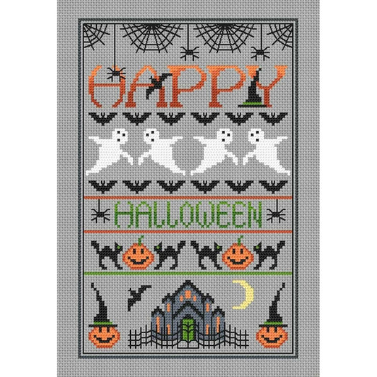 Happy Halloween - Little Dove Designs - Cross Stitch Pattern, Needlecraft Patterns, The Crafty Grimalkin - A Cross Stitch Store