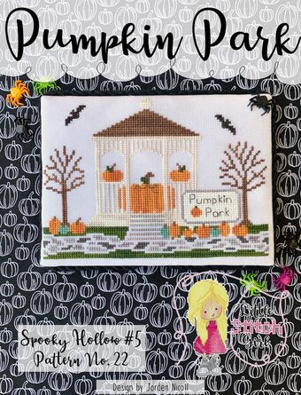 Pumpkin Park - Little Stitch Girl - Cross Stitch Pattern, Needlecraft Patterns, The Crafty Grimalkin - A Cross Stitch Store