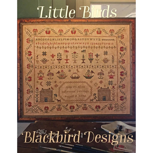 Little Birds - Blackbird Designs - Cross Stitch Pattern Book, Needlecraft Patterns, Needlecraft Patterns, The Crafty Grimalkin - A Cross Stitch Store