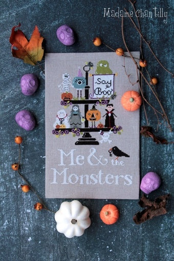 Me & the Monsters - Madame Chantilly - Cross Stitch Pattern