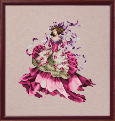 Pretty in Pink - Mirabilia Designs - Cross Stitch Pattern/Embellishments