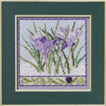 Crocuses - Mill Hill - Winter 2024 Buttons and Beads