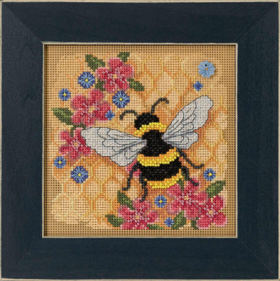 Honey Bee - Mill Hill - Spring 2022 Buttons and Beads Kit, Needlecraft Kits, Needlecraft Kits, The Crafty Grimalkin - A Cross Stitch Store