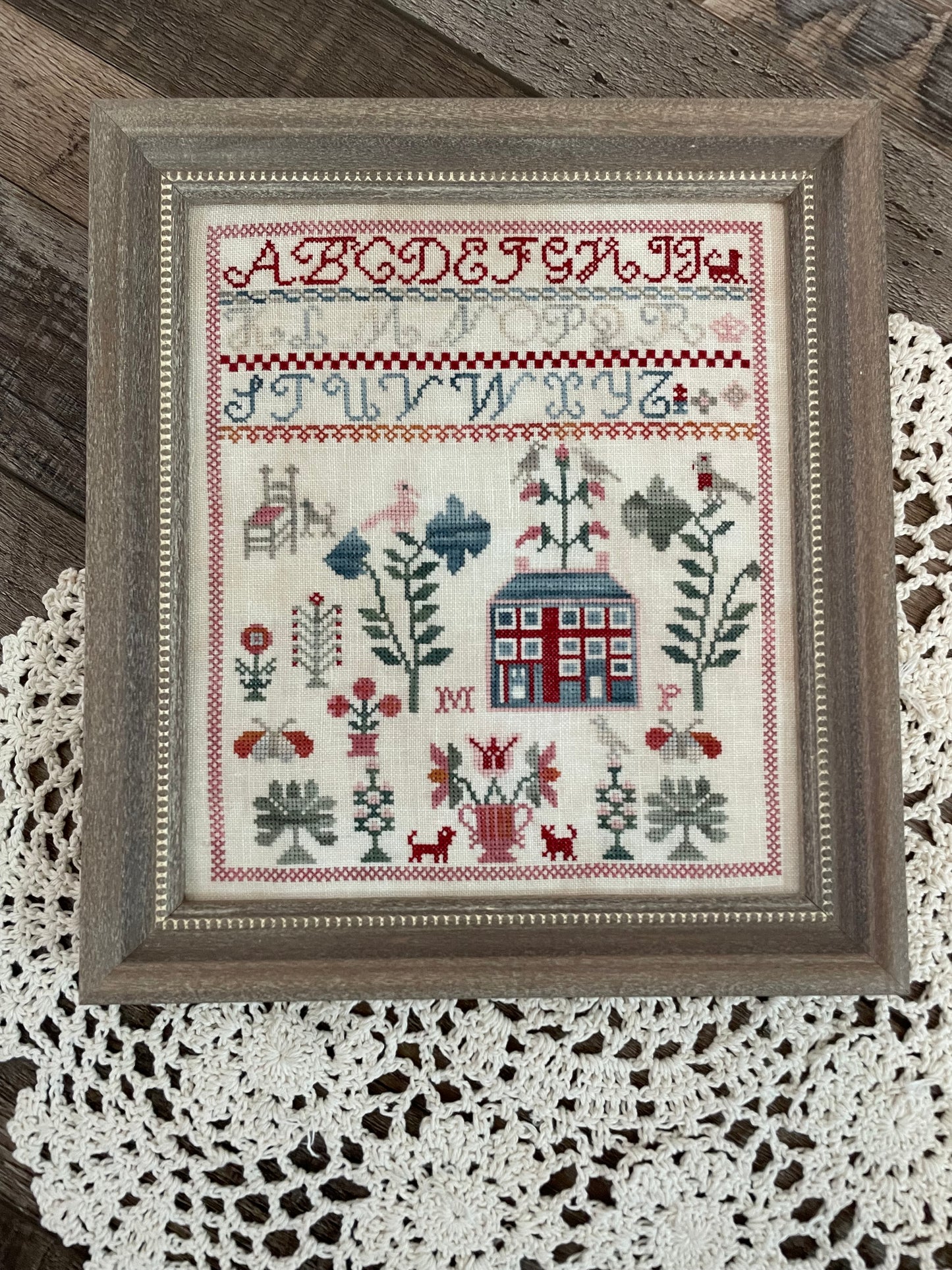 M P Motif Sampler - From the Heart - Cross Stitch Pattern