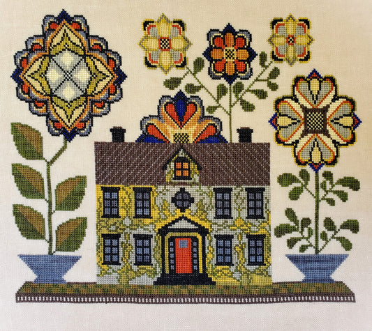 PREORDER October Blooms - The Artsy Housewife - Cross Stitch Pattern