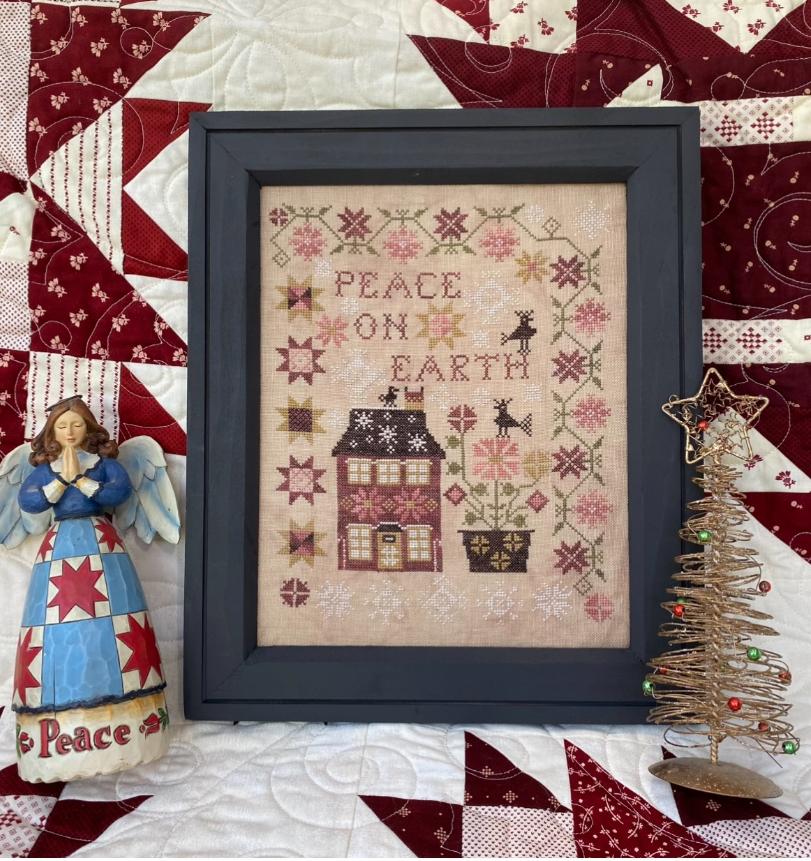 Peace on Earth - Pansy Patch Quilts and Stitchery - Cross Stitch Pattern